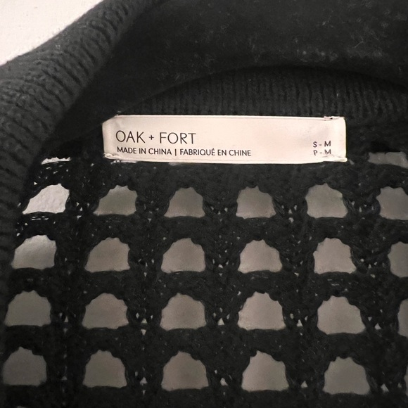 Oak and Fort Open Knit Cardigan - Picture 3 of 3